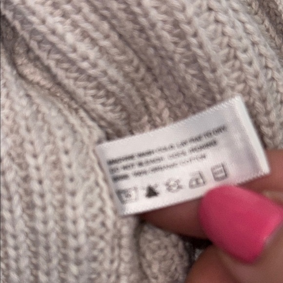 Cream Knit Cardigan with Hood goumi 3-6 months baby - Picture 6 of 10